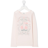 Bonpoint Camiseta com estampa de cereja - Rosa