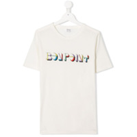 Bonpoint Camiseta com estampa de logo - Branco