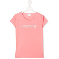Bonpoint Camiseta com estampa de logo - Rosa