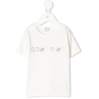 Bonpoint Camiseta mangas curtas com estampa - Branco