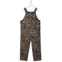 Bonpoint Macacão com estampa floral - Preto