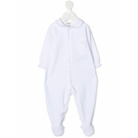 Bonpoint Pijama com bolso no busto - Branco