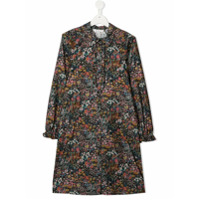 Bonpoint Vestido de algodão com estampa floral - Preto