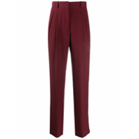 Boon The Shop Calça pantalona cintura alta - Vermelho