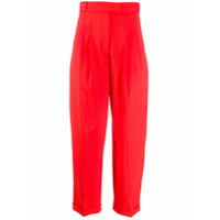 Boon The Shop Calça pantalona cintura alta - Vermelho