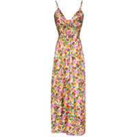 Borgo De Nor Slip dress Flora de seda com estampa floral - Estampado