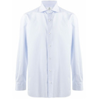 Borrelli Camisa de algodão com estampa de listras - Branco