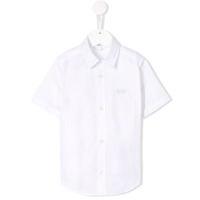 Boss Kids Camisa mangas curtas com logo - Branco