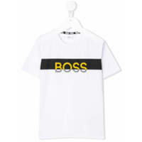Boss Kids Camiseta com estampa de logo - Branco