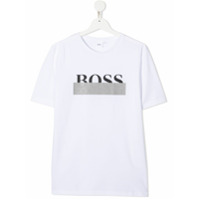 Boss Kids Camiseta com estampa de logo - Branco