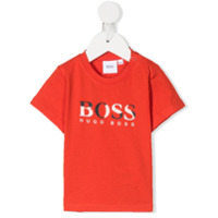 Boss Kids Camiseta com estampa de logo - Laranja