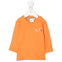 Boss Kids Camiseta com estampa de logo - Laranja