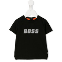 Boss Kids Camiseta com estampa de logo - Preto
