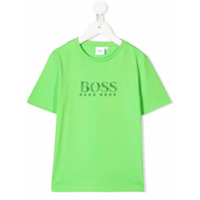 Boss Kids Camiseta com estampa de logo - Verde