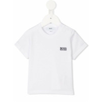 Boss Kids Camiseta com logo bordado - Branco