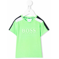 Boss Kids Camiseta com logo contrastante - Verde