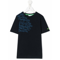 Boss Kids Camiseta com logo de grafite - Azul