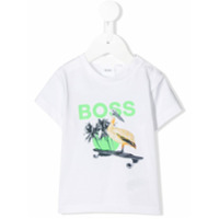 Boss Kids Camiseta SkateBird com estampa - Branco