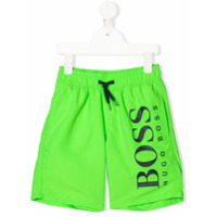 Boss Kids Short de natação Quick Dry com logo - Verde