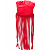 Bottega Veneta Bolsa The Fringe Pouch - Vermelho