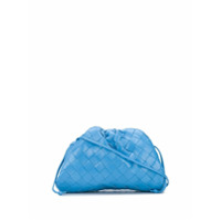 Bottega Veneta Bolsa The Mini Pouch Intrecciato - Azul