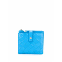 Bottega Veneta Carteira com trama Intrecciato - Azul