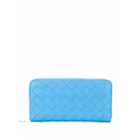 Bottega Veneta Carteira com trama Intrecciato - Azul