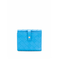 Bottega Veneta Carteira com trama Intrecciato - Azul