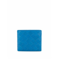 Bottega Veneta Carteira com trama Intrecciato de couro - Azul