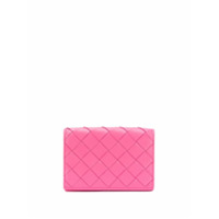Bottega Veneta Carteira com trama Intrecciato - Rosa