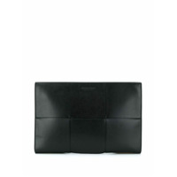 Bottega Veneta Clutch com trama Intrecciato - Preto