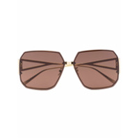 Bottega Veneta Eyewear BV1085SA square-frame sunglasses - Marrom