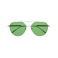 Bottega Veneta Eyewear Óculos de sol aviador - Prateado