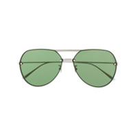 Bottega Veneta Eyewear Óculos de sol aviador - Prateado