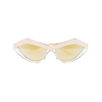 Bottega Veneta Eyewear Óculos de sol gatinho - Dourado