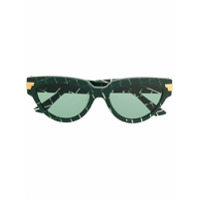 Bottega Veneta Eyewear Óculos de sol gatinho - Verde