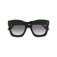 Bottega Veneta Eyewear Óculos de sol oversized - Preto