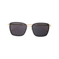 Bottega Veneta Eyewear Óculos de sol quadrado BV1008SK - Dourado