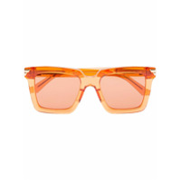 Bottega Veneta Eyewear Óculos de sol quadrado - Laranja
