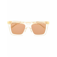 Bottega Veneta Eyewear Óculos de sol quadrado - Neutro