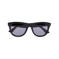 Bottega Veneta Eyewear Óculos de sol quadrado preto