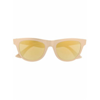 Bottega Veneta Eyewear Óculos de sol redondo - Dourado