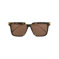 Bottega Veneta Eyewear Óculos de sol tartaruga quadrado BV1006S - Marrom
