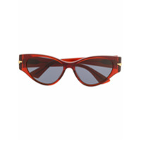 Bottega Veneta Eyewear Óculos de sol The Original 02 - Vermelho