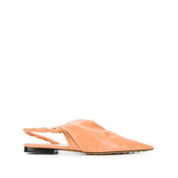 Bottega Veneta point twist ballerina shoes - Neutro