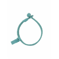 Bottega Veneta Pulseira com trama Intrecciato - Azul