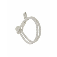 Bottega Veneta Pulseira com trama Intrecciato - Branco