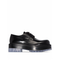 Bottega Veneta Sapato Derby de couro - Preto