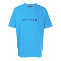 Botter Camiseta decote careca com estampa de logo - Azul