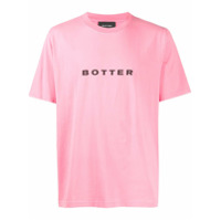 Botter Camiseta decote careca com estampa de logo - Rosa